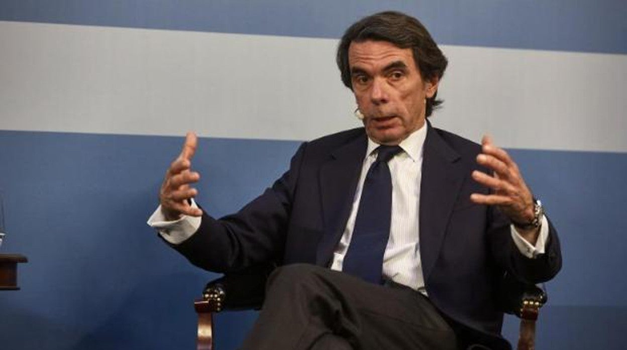 El expresidente del Gobierno José María Aznar