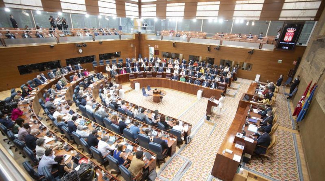 Pleno de la Asamblea de Madrid