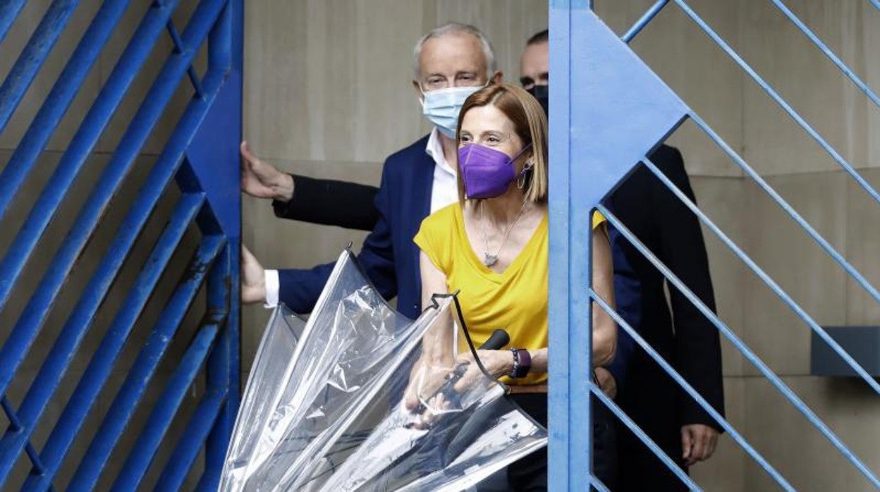 Forcadell, al salir de la cárcel este miércoles