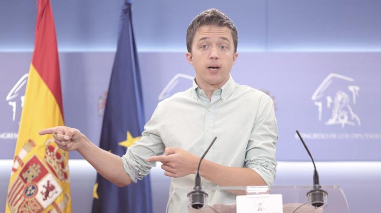 Íñigo Errejón, en el Congreso