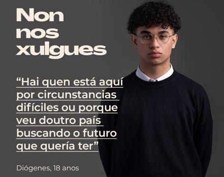 Imagen de la campaña Non nos xulgues
