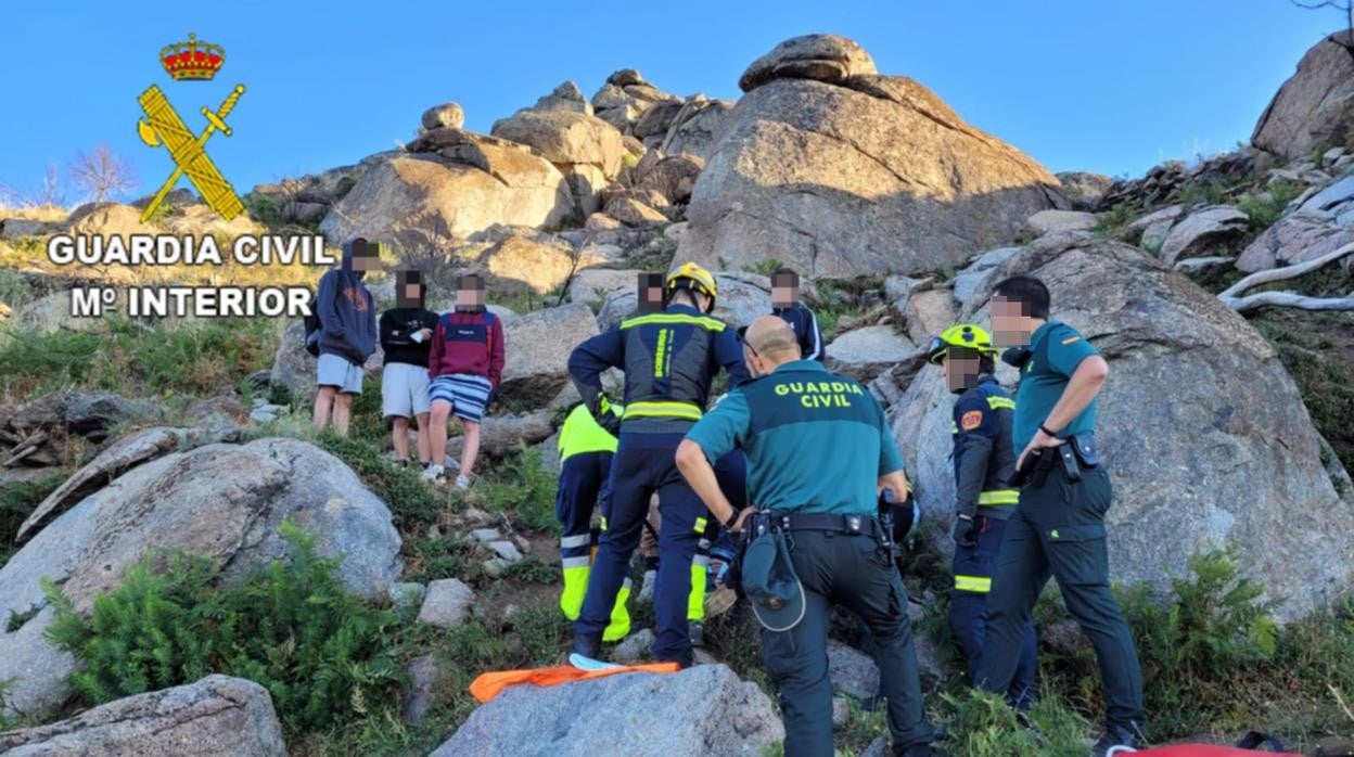 El accidente se ha producido en una zona de difícil acceso