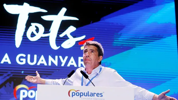 Carlos Mazón asume el liderazgo del PP valenciano y reta a Ximo Puig a convocar elecciones