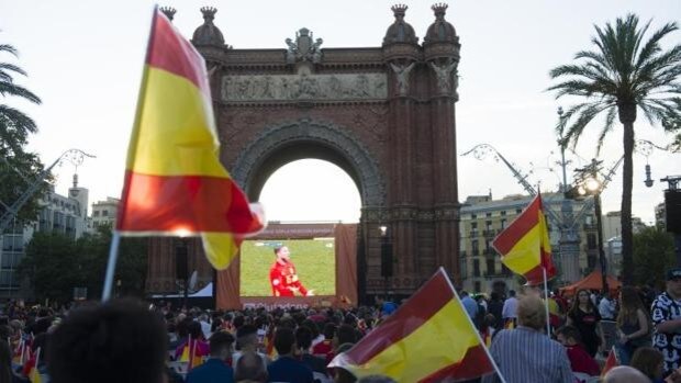 Ciudadanos pide la instalación de pantallas en Hospitalet para seguir a la selección española