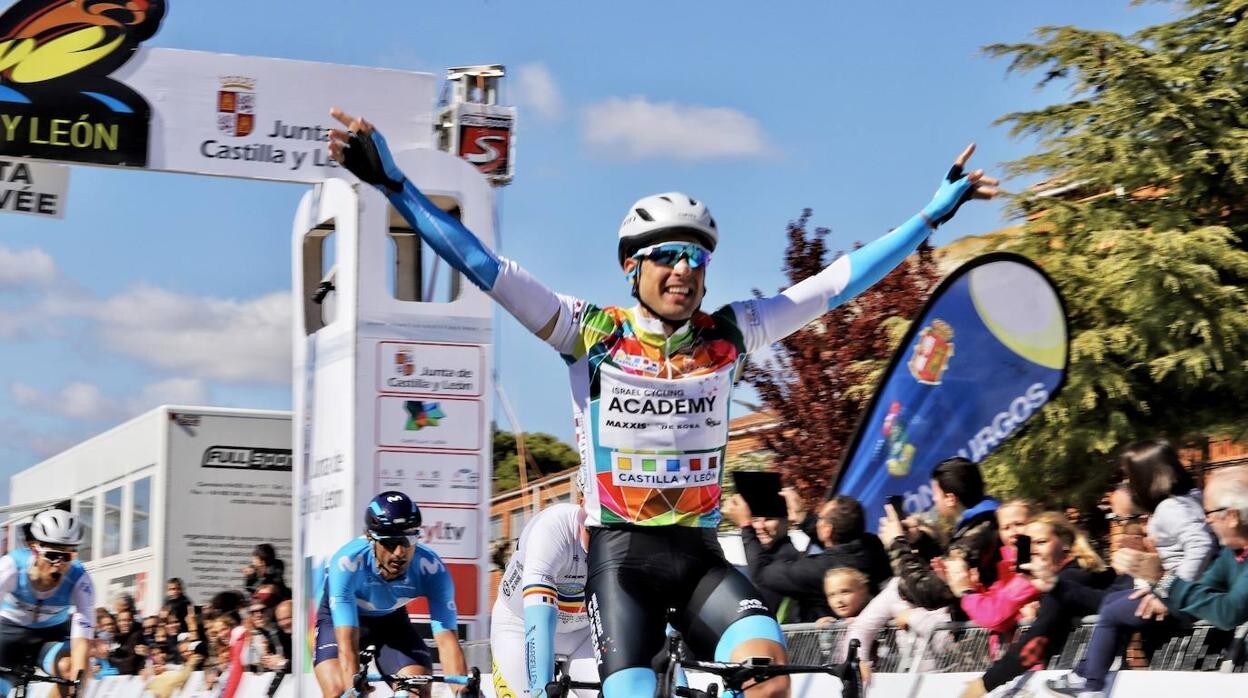 Davide Cimolai, ganador de la Vuelta Ciclista a Castilla y León de 2019.