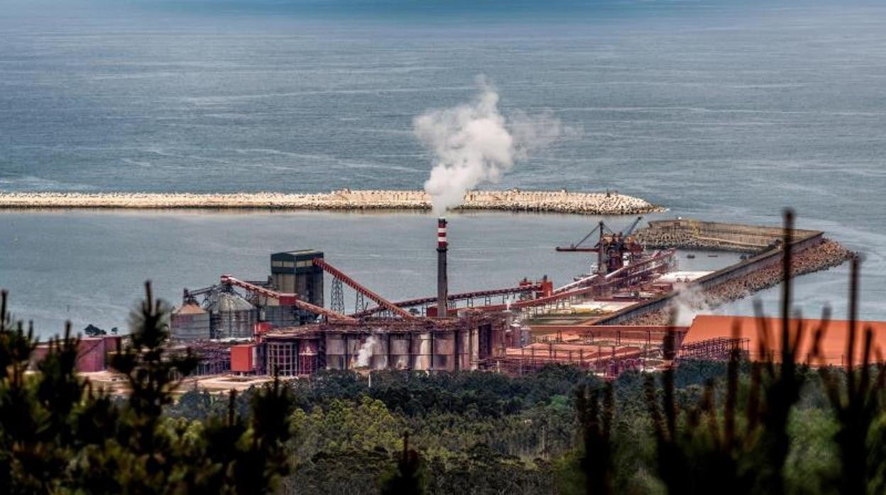 Planta de Alcoa en la localidad lucense de San Cibrao