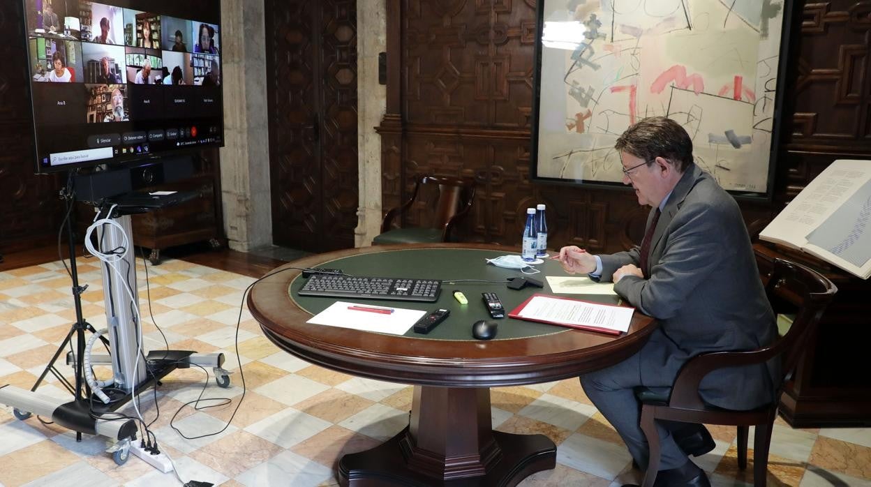 Imagen del presidente de la Generalitat, Ximo Puig