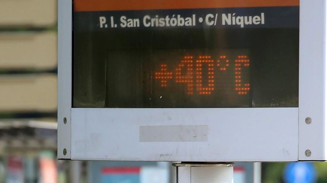 Temperaturas en torno a los 40 grados este domingo