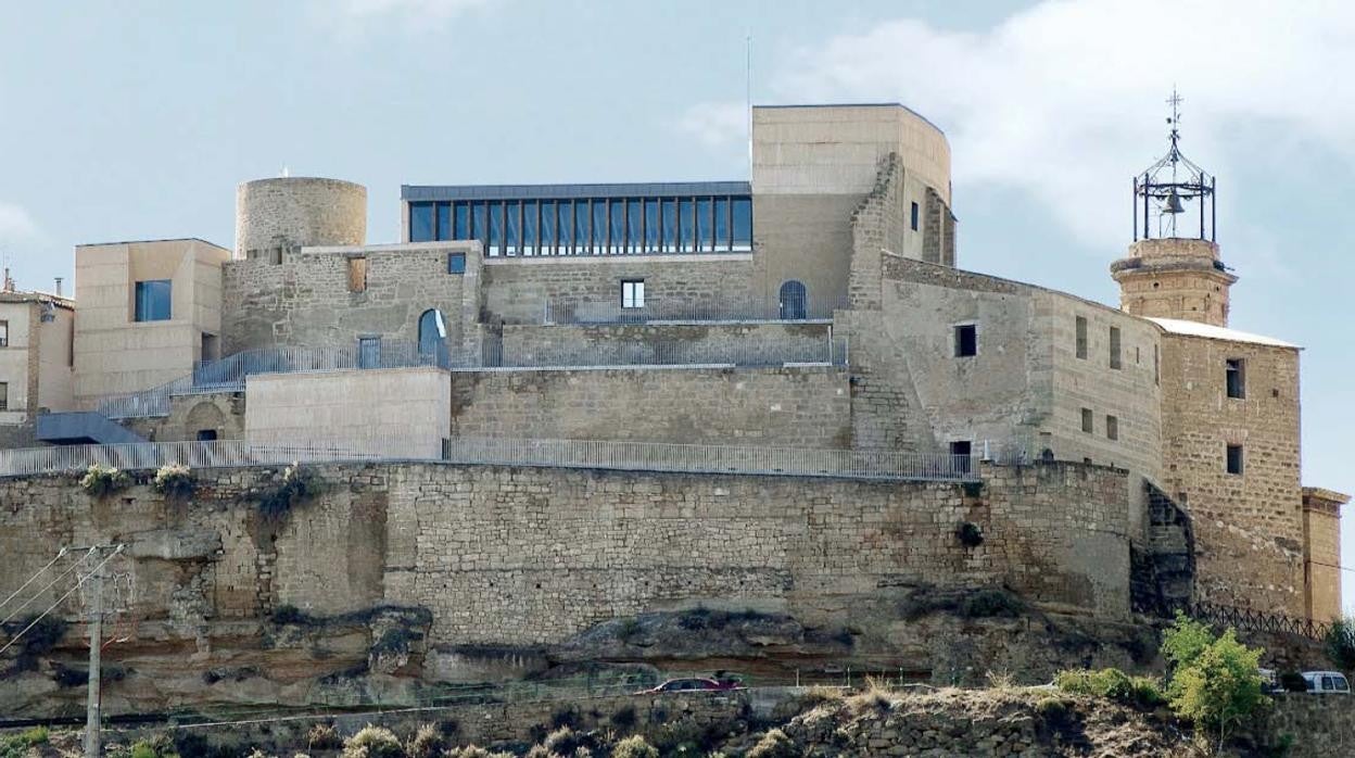 Intervención en el histórico Castillo del Compromiso de Caspe, una de las obras incluidas en el listado de los hitos arquitectónicos contemporáneos de la provincia de Zaragoza