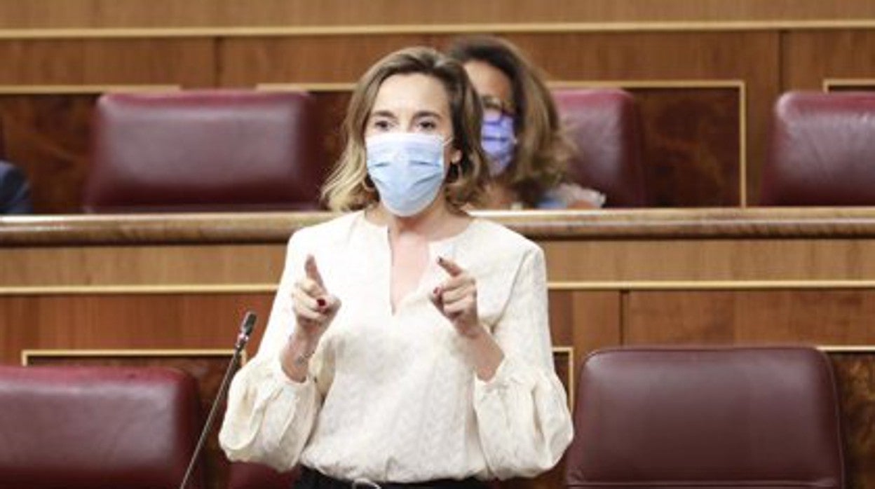 La portavoz del PP, Cuca Gamarra, en el Congreso en una imagen reciente