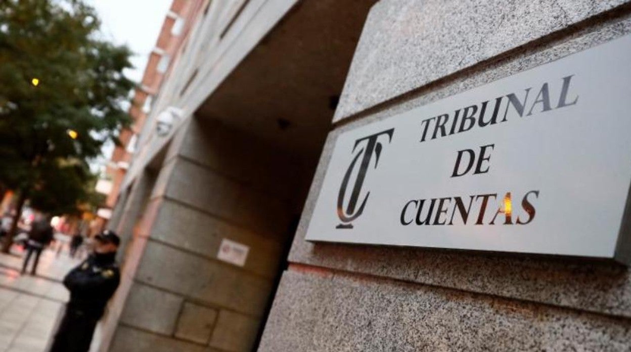 Fachada del Tribunal de Cuentas, en Madrid