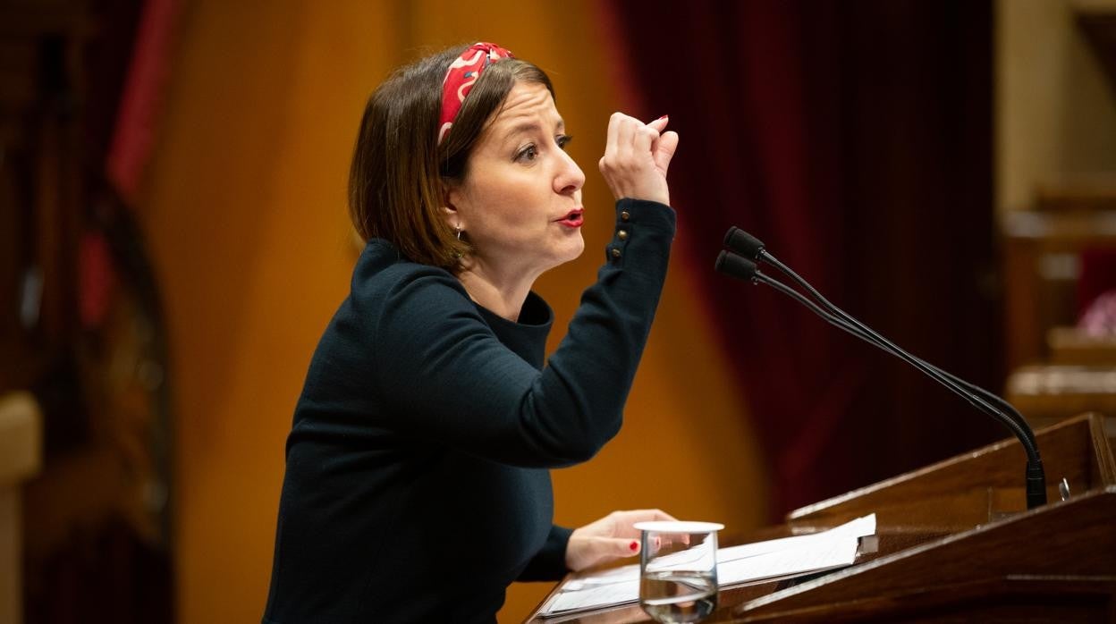 Sonia Sierra, en el Parlament