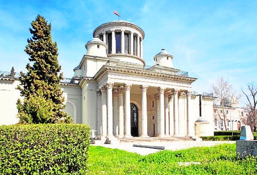 El Real Observatorio, situado dentro del Retiro, en el cerrillo de San Blas