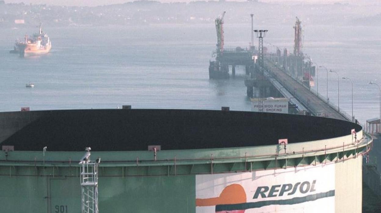 Refinería de Repsol en La Coruña