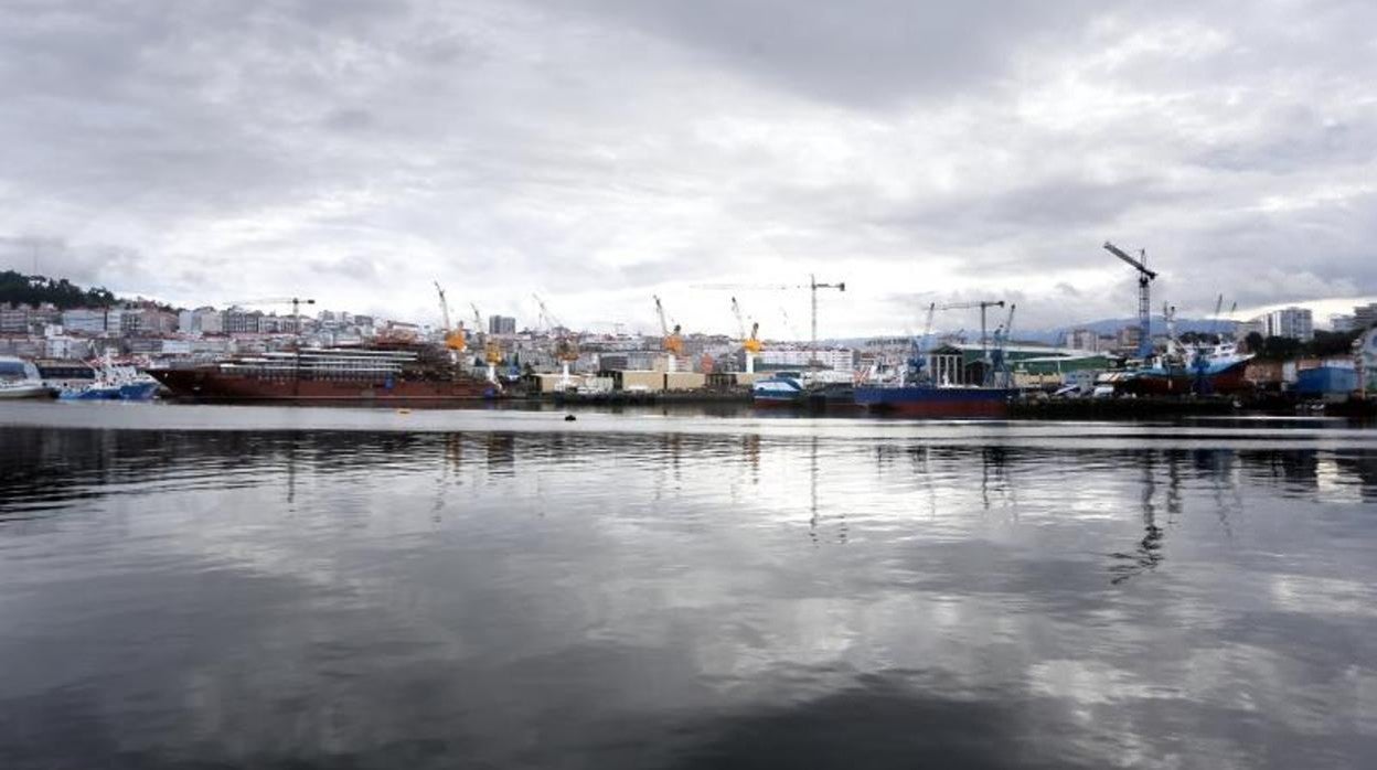 El astillero vigués Barreras, en una imagen de archivo
