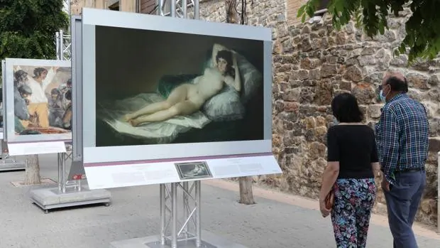 Aguilar de Campoo acoge la exposición 'El Prado en las calles' junto al río Pisuerga