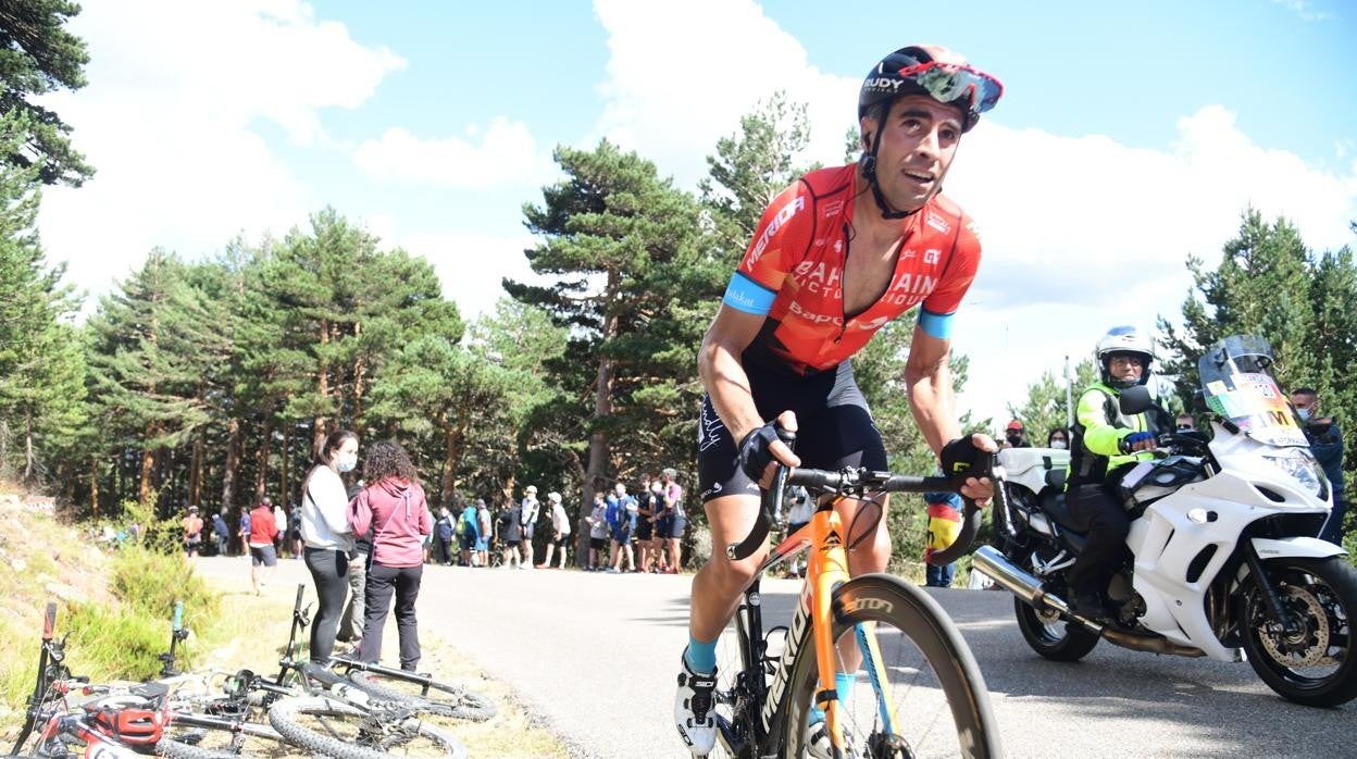 Mikel Landa, en la quinta y últipa etapa de la Vuelta a Burgos