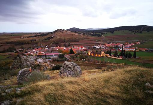 Vista de Caracuel de Calatrava, de 122 habitantes, en la provincia de Ciudad Real