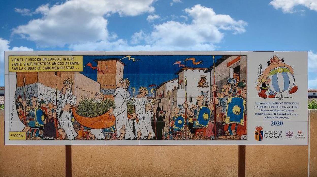 Astérix y Obélix para atraer turistas a Coca