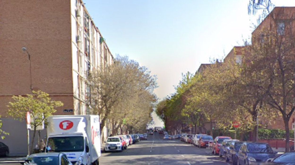 Imagen de la calle Vital Aza, donde fueron arrestados doce de los involucrados en la pelea