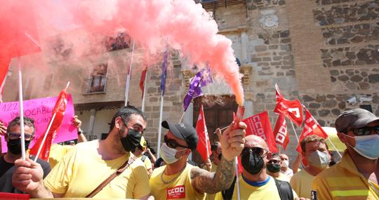 Geacam niega las acusaciones del comité de huelga de Geacam este lunes en Toledo