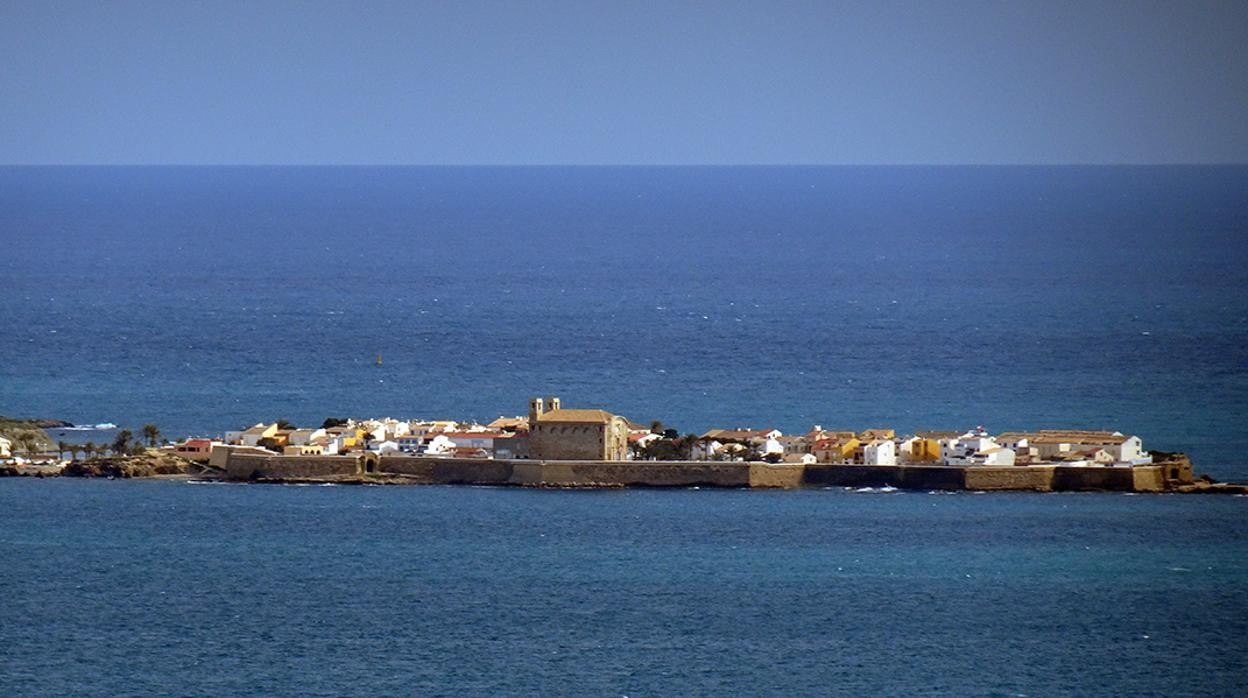 Vista panorámica de la isla de Tabarca, en Alicante