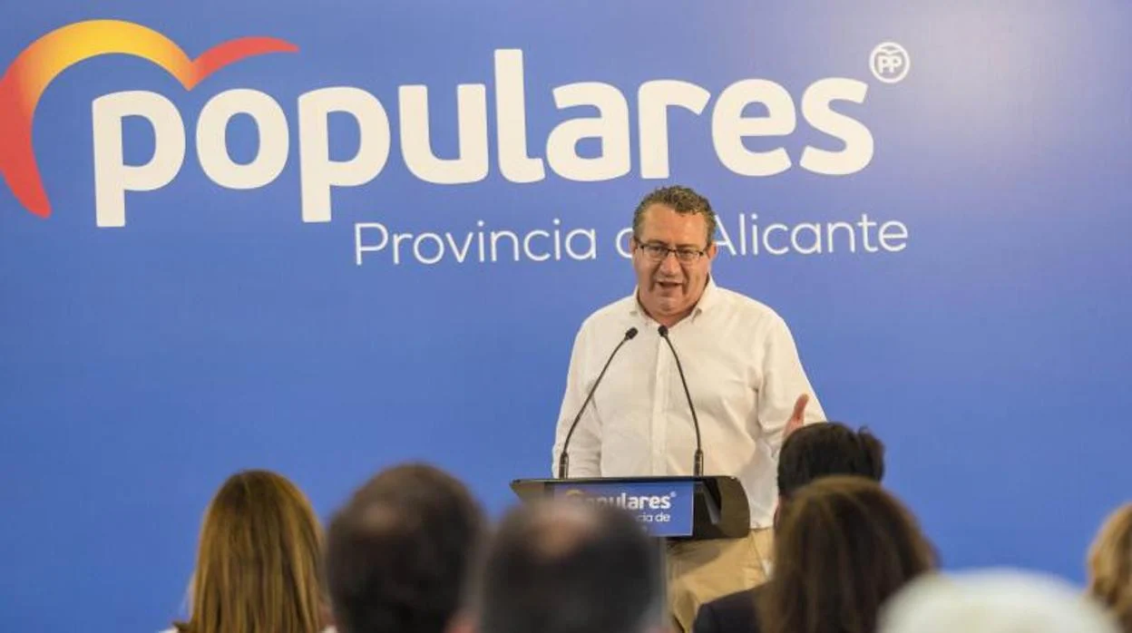 Toni Pérez, alcalde de Benidorm y presidente del PP provincial