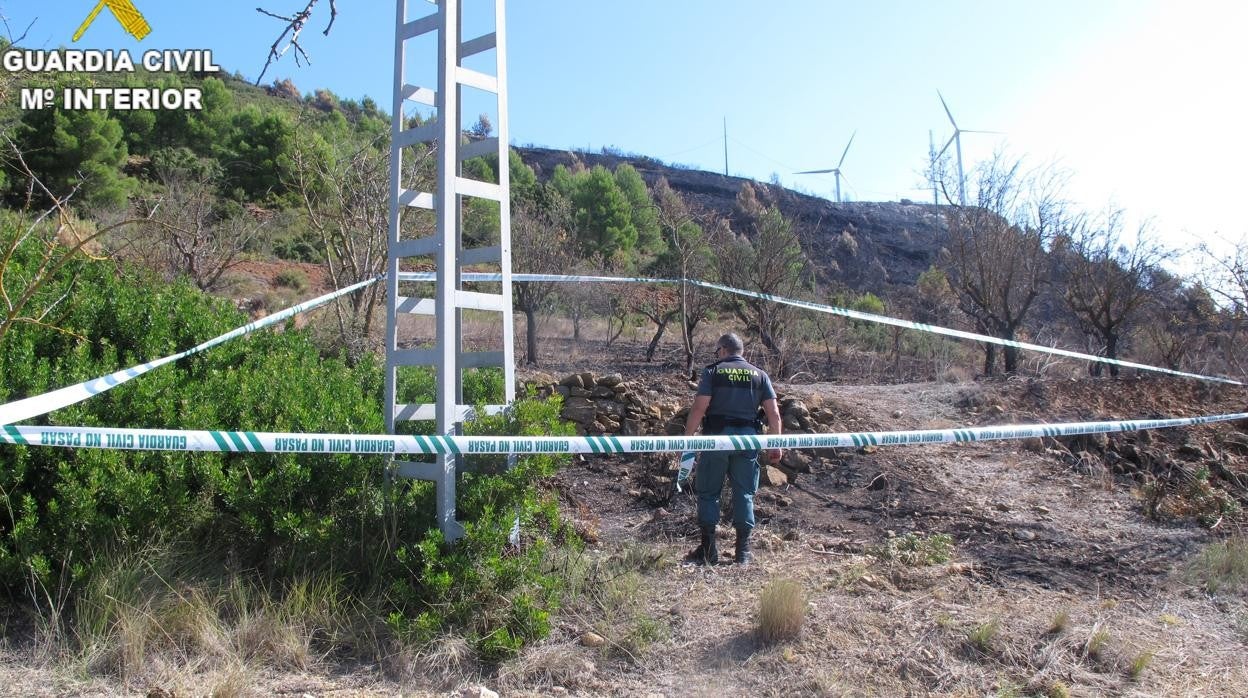 Investigan a un hombre por un incendio forestal que quemó 190.000 m2 de monte en Buñol