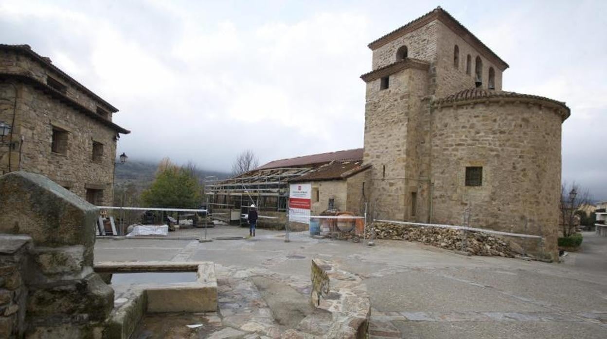 Iglesia de Santo Domingo de Silos, en Prádena del Rincón, declarada BIC este mes de agosto, en una imagen de archivo