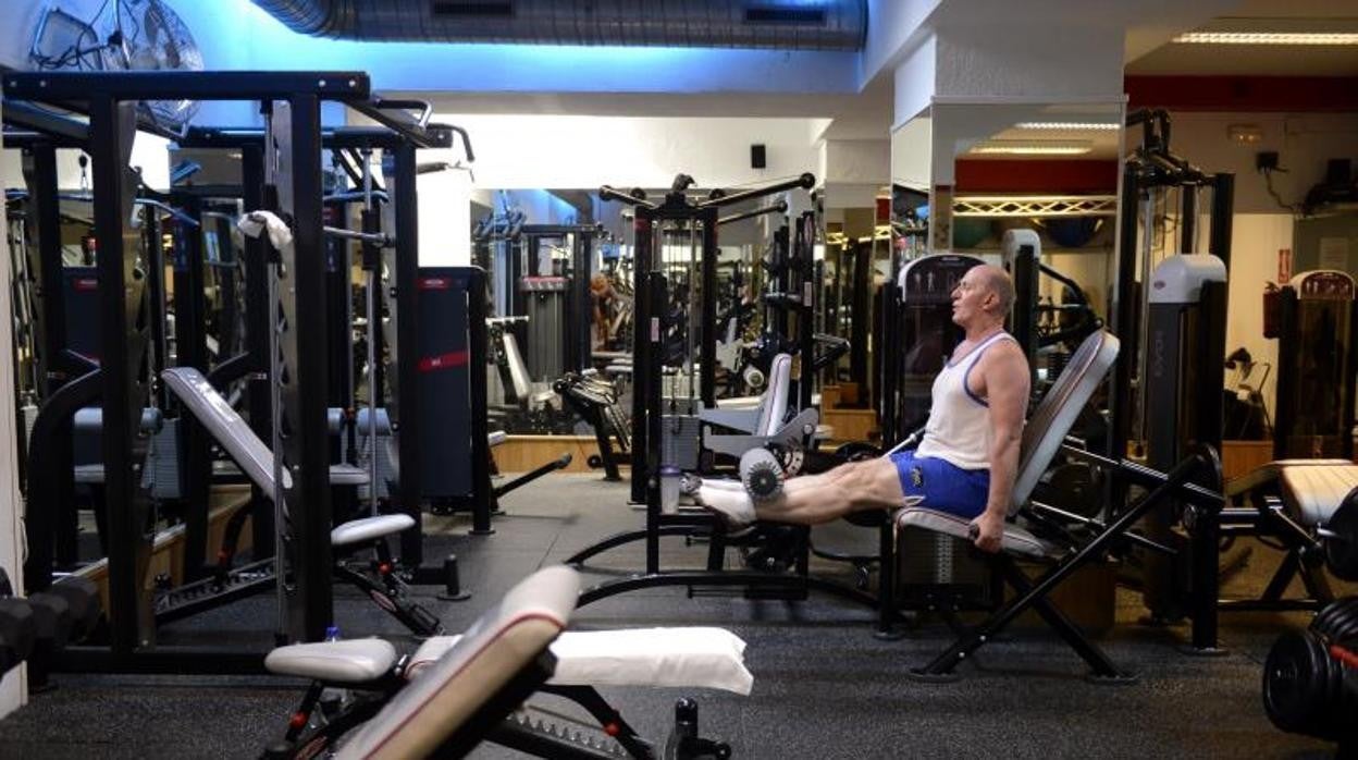 Usuario de un gimnasio, en la capital