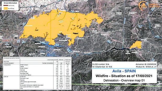 'Copernicus', un satélite para doblegar el fuego