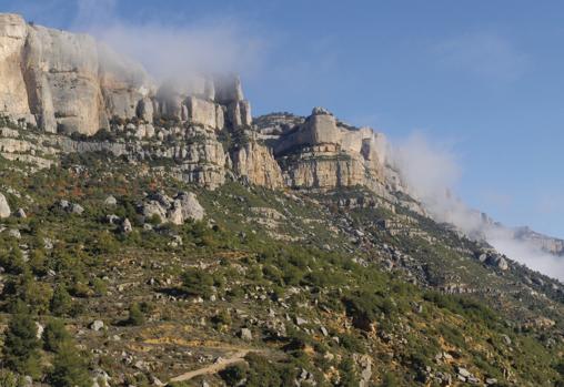 Imagen de la sierra de Montsant