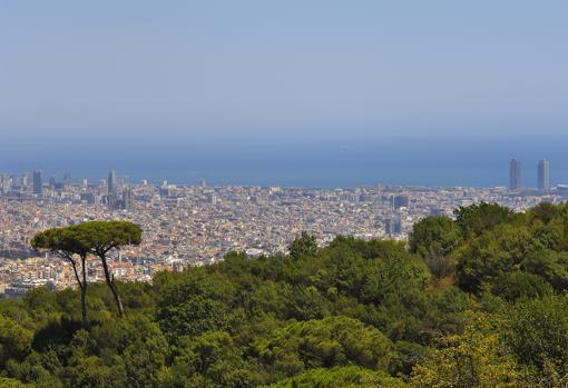 Imagen de Barcelona desde la Sierra de Collserola