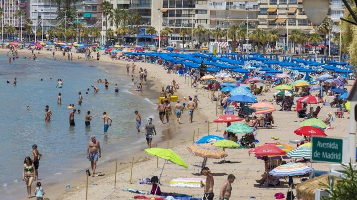 Playa de Levante de Benidorm