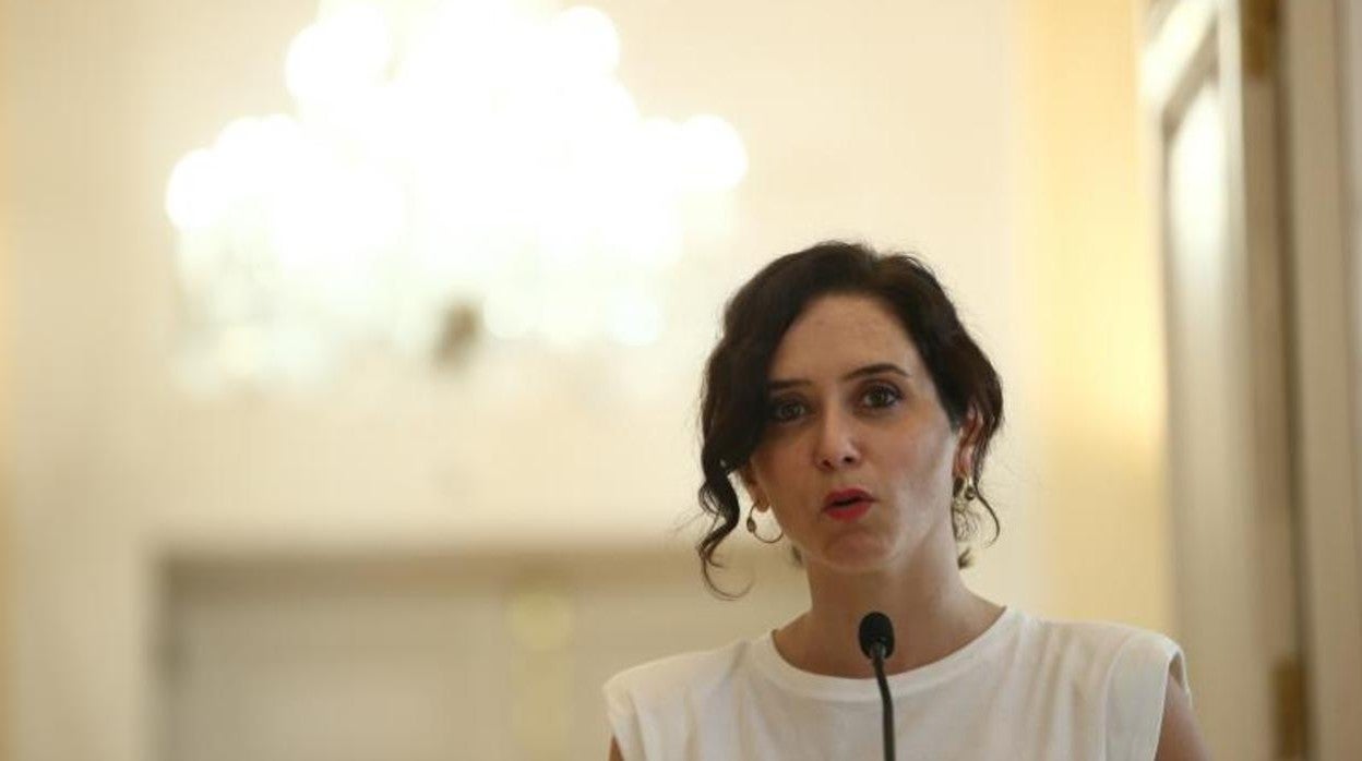 Isabel Díaz Ayuso, presidenta de la Comunidad de Madrid