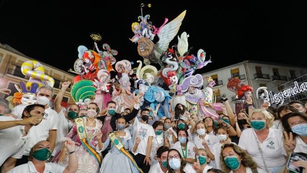 Convento Jerusalén, la mejor falla de las primeras fiestas tras la pandemia del coronavirus