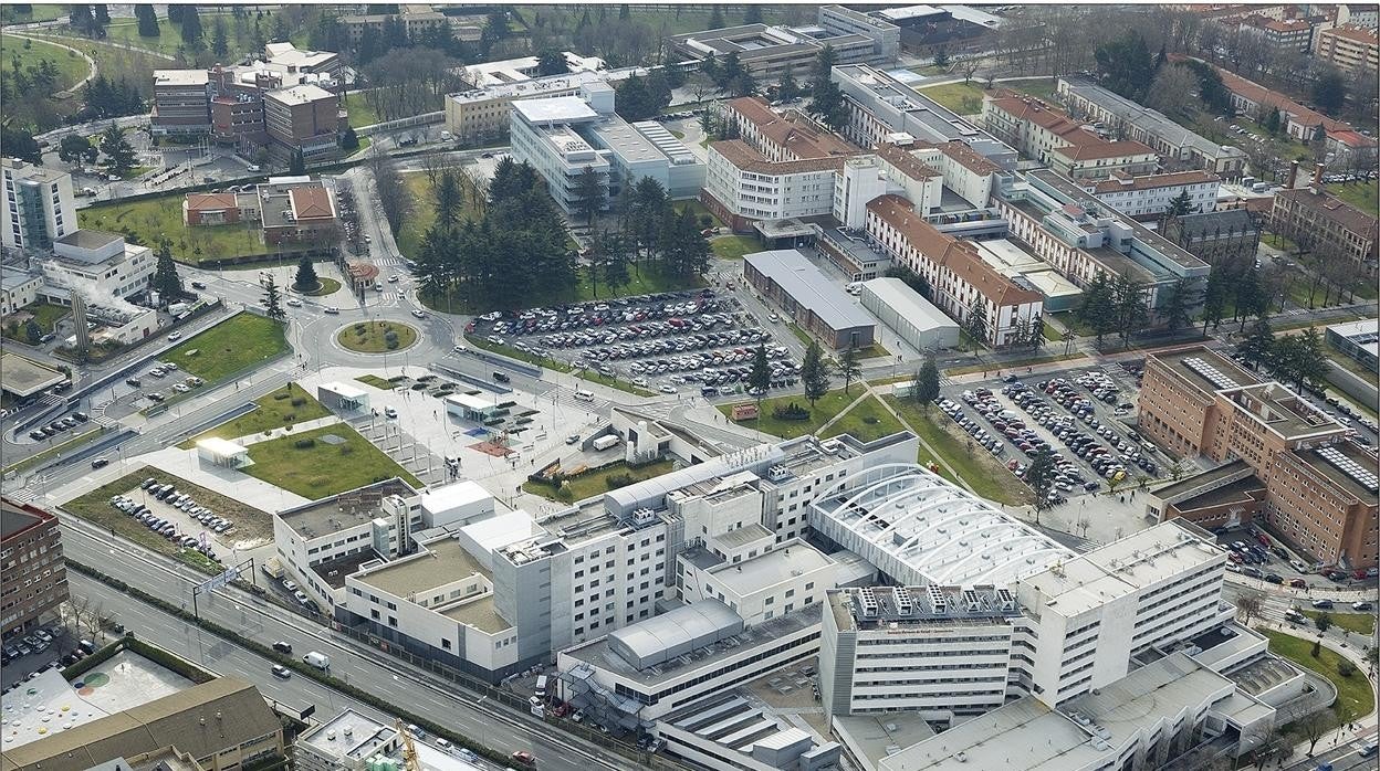 Imagen de las instalaciones del Complejo Hospitalario de Navarra.