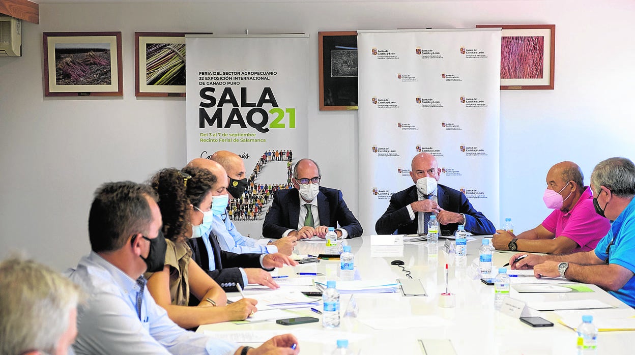 Reunión del Consejo General Agrario en la Feria Salamaq