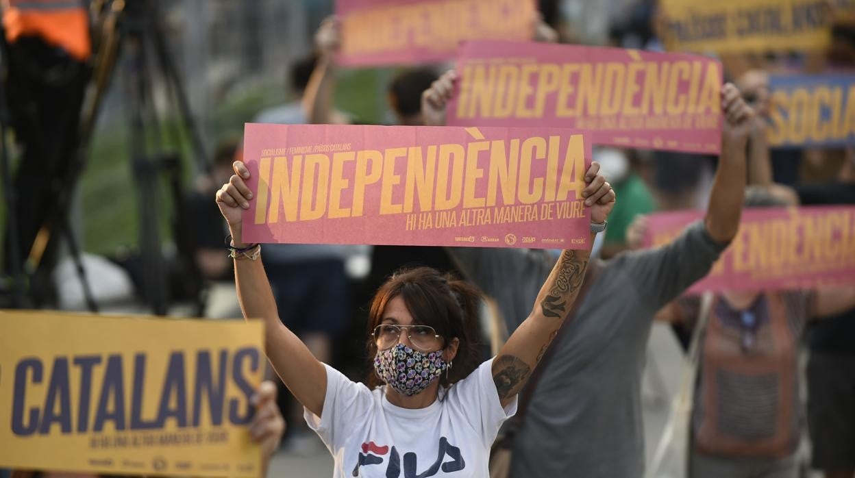 La manifestación de la Diada del año pasado