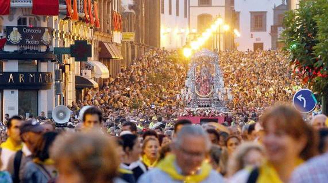 Fiestas del Pino en Teror, prepandemia