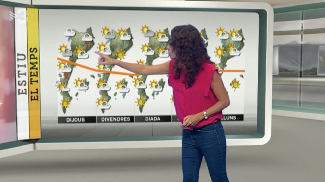 Imagen de un informativo emtido por TV3 este miércoles