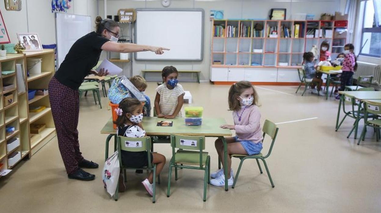 Grupos burbuja en Primaria el curso pasado