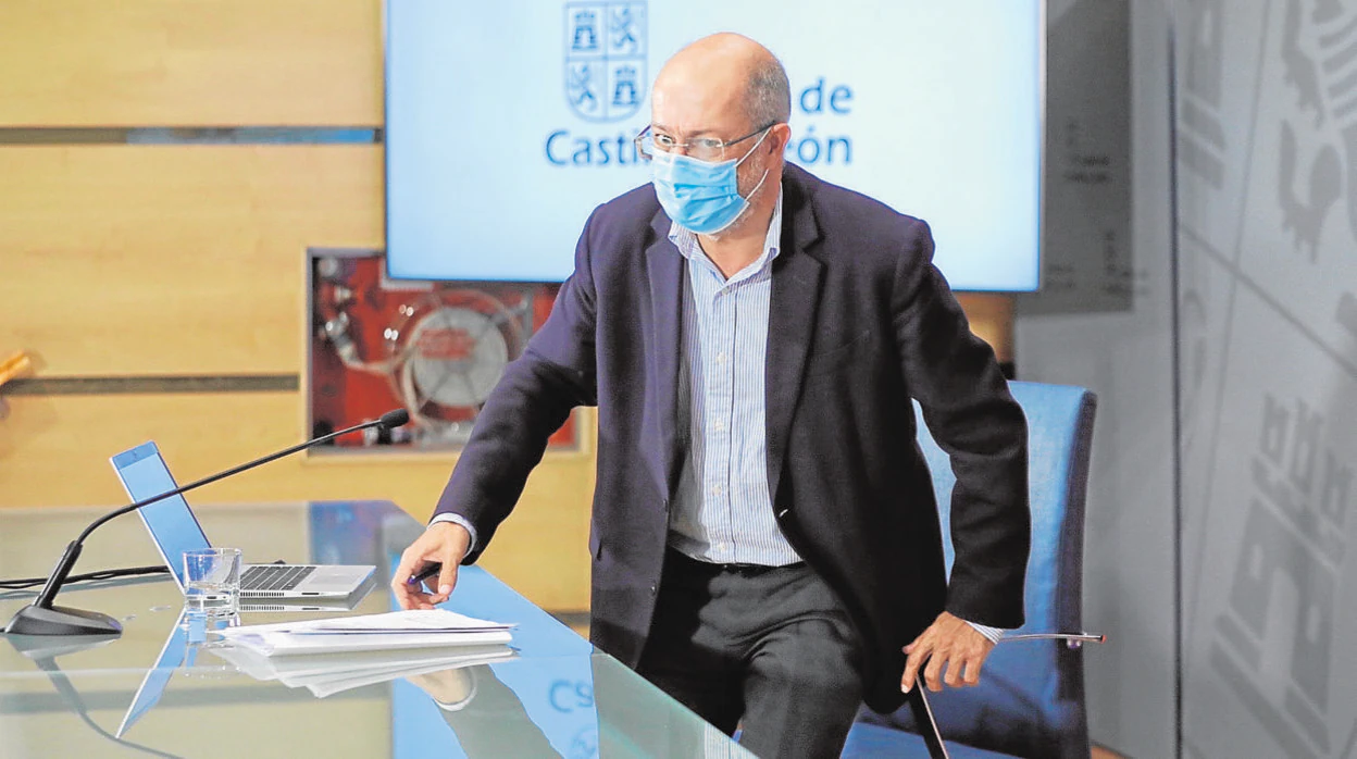 Francisco Igea, en su comparecencia tras el Consejo de Gobierno