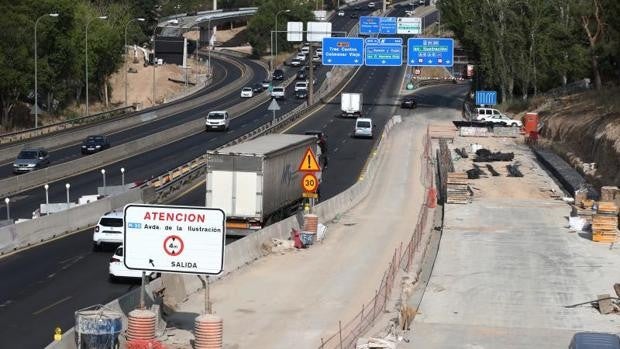 Nuevos cortes por las obras del Nudo Norte: el tramo M607/M-30 dirección A-1 y M-11 se reducirá a tres carriles