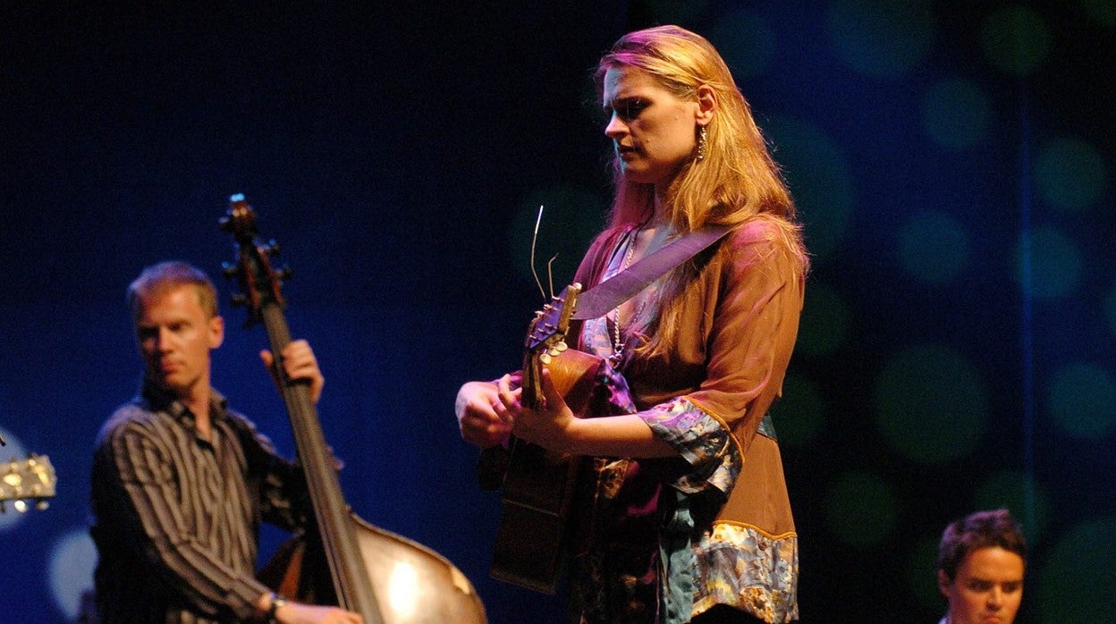 Madeleine Peyroux, durante una actuación