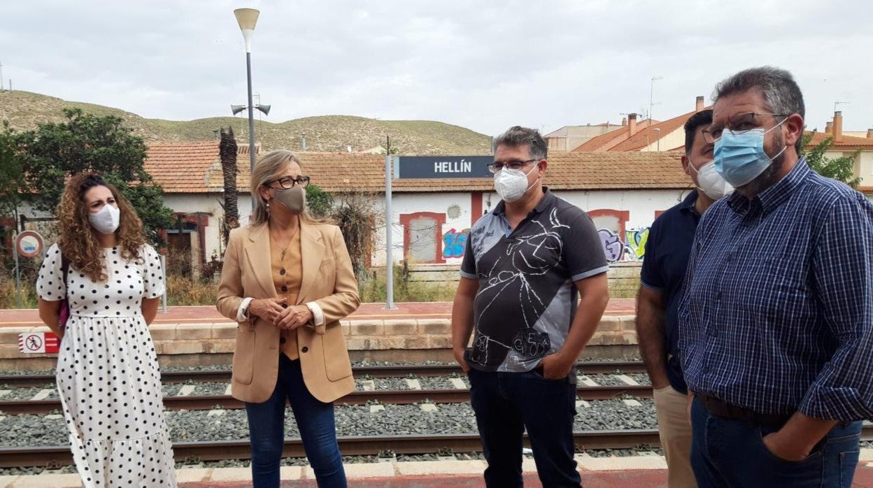 Esperan que Page apoye la no interrupción de la línea ferroviaria Chinchilla-Cartagena a su paso por Hellín