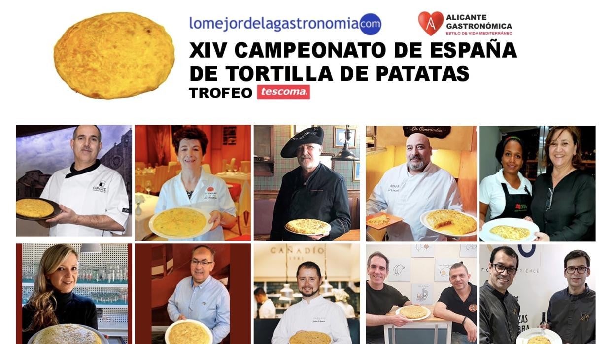 Cartel del XIV Campeonato de España de Tortilla de Patatas