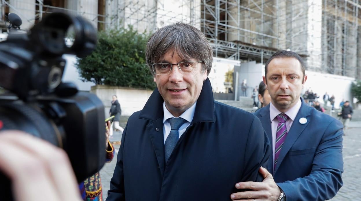 Carles Puigdemont en Bruselas