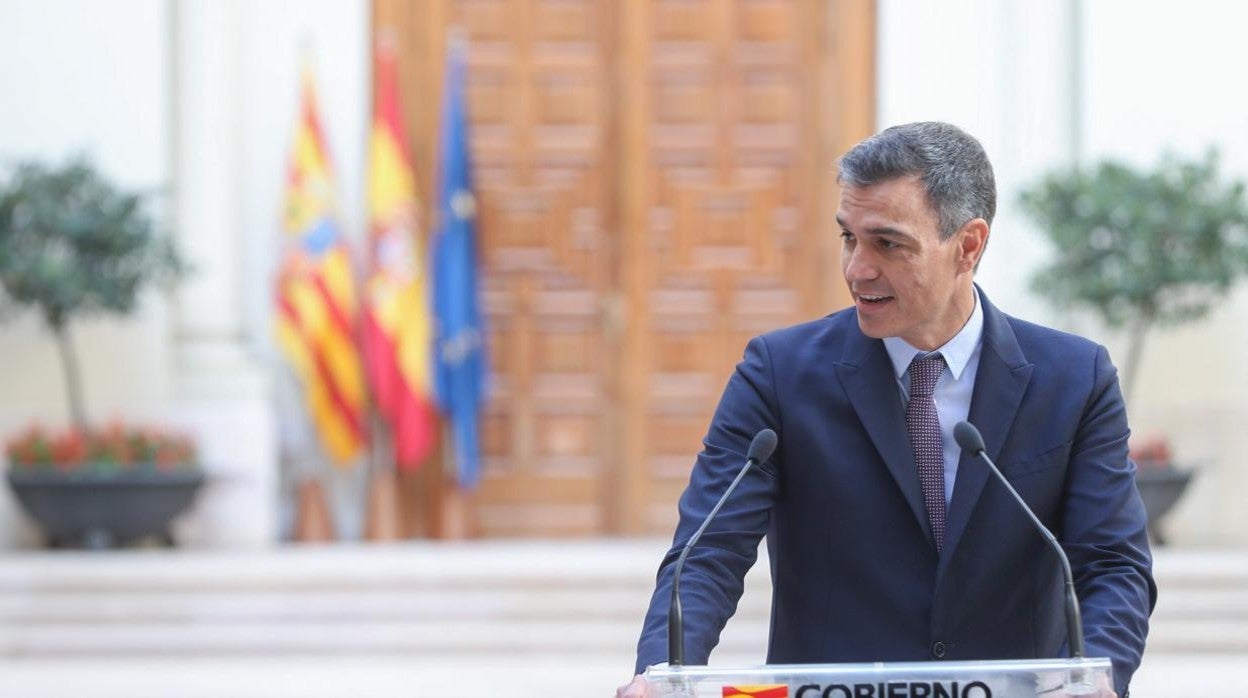 El presidente del Gobierno, Pedro Sánchez