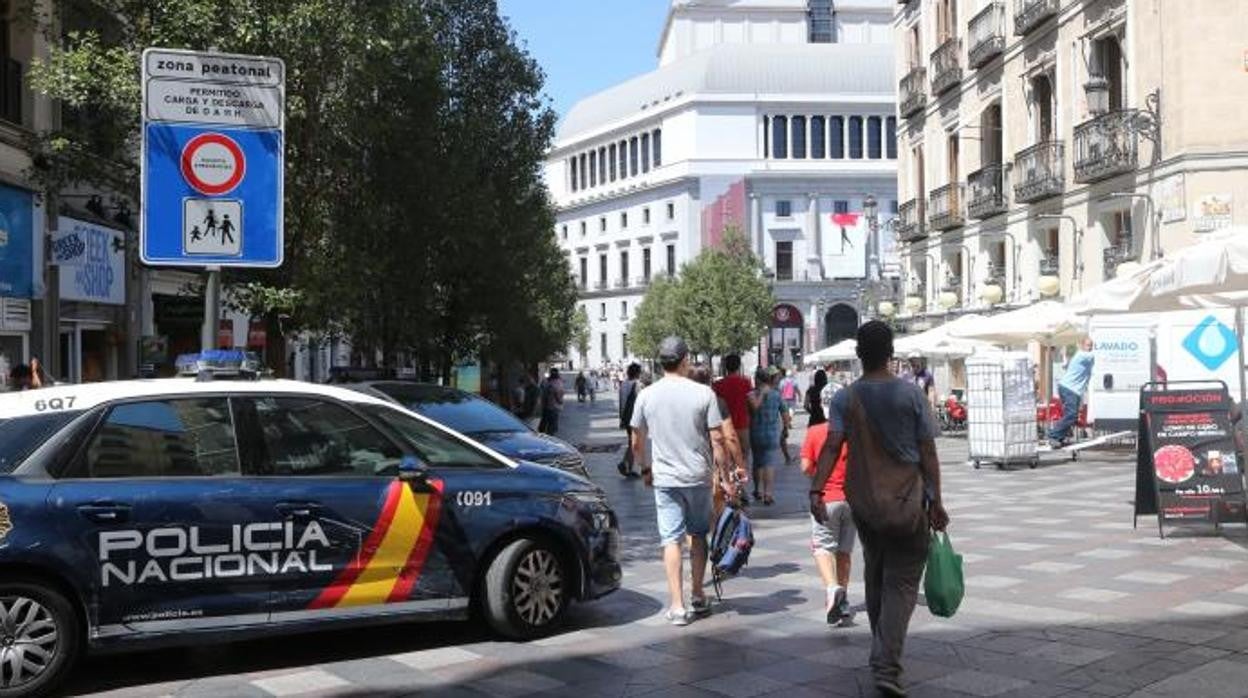 La Policía Nacional, en la zona donde ocurrieron los hechos